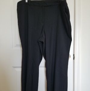 Talbots Heritage Wool Pants 20W Black